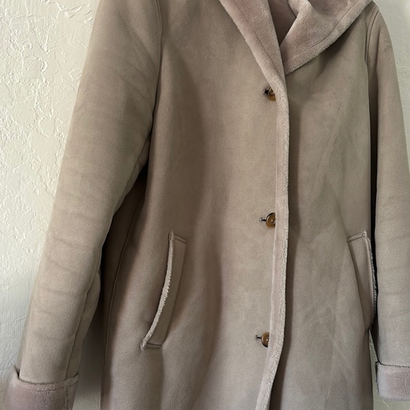 UNIQLO Shearling Touch Hooded‎ Coat - Picture 8 of 11